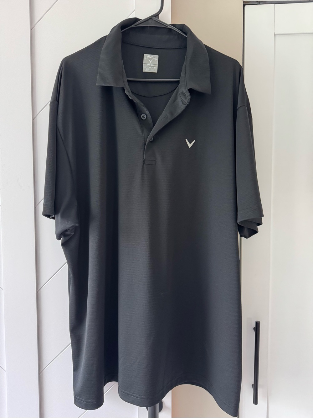 Callaway Men’s Black Golf Polo with Subtle Logo